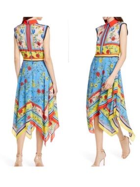 Alice + Olivia Farrah Collared Dress